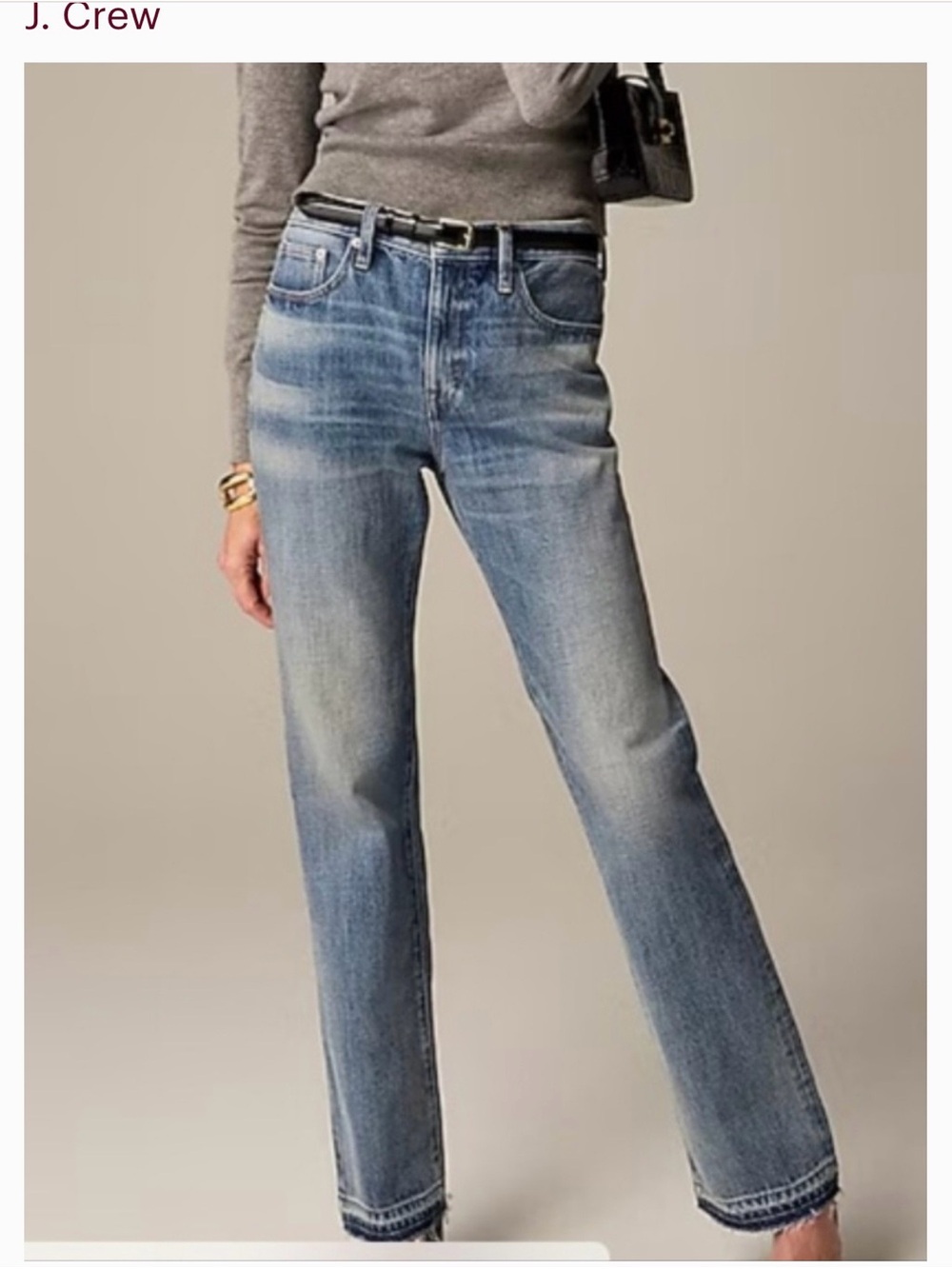J. Crew Women's 84’ Straight Mid rise jeans